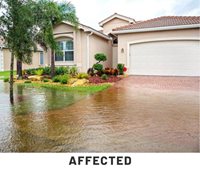 photo of flooded home