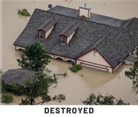 photo of flooded home