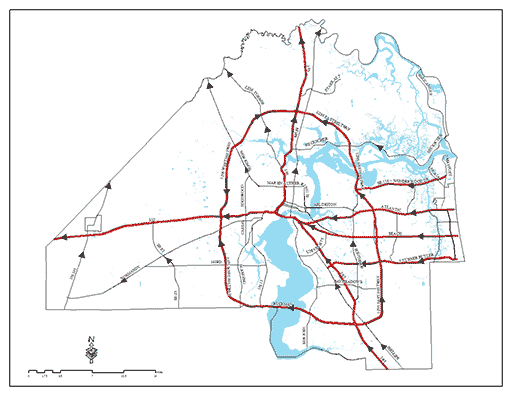 Evacuation Routes Map