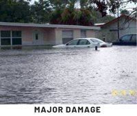 photo of flooded home